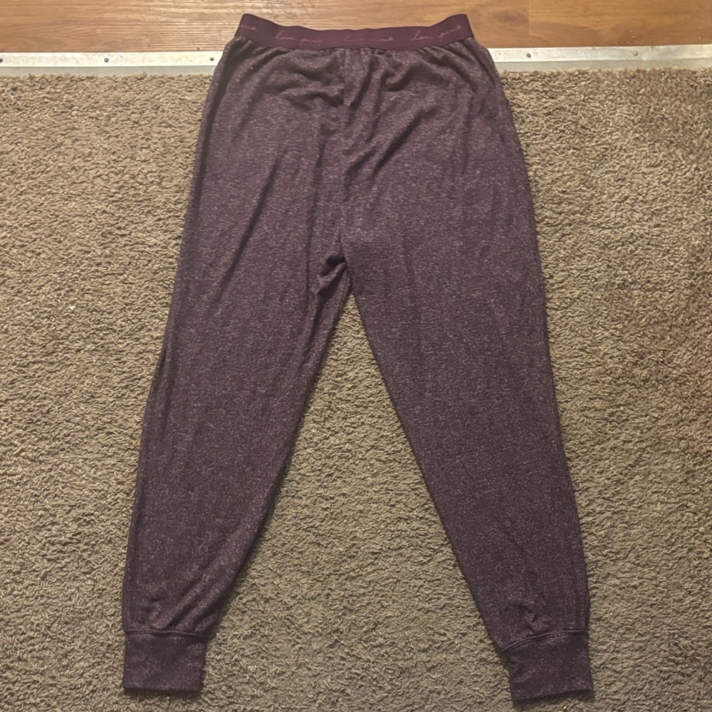 Victoria’s secret PINK NWT Woman’s Md Purple Joggers Lounge Pants - Picture 8 of 10